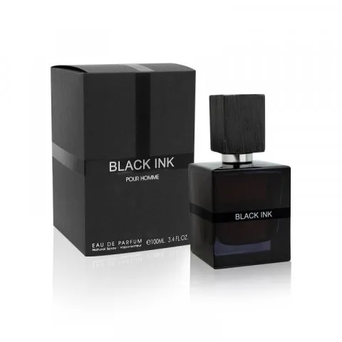 Black Ink Pour Homme erkaklar parfyum suvi, 100 ml