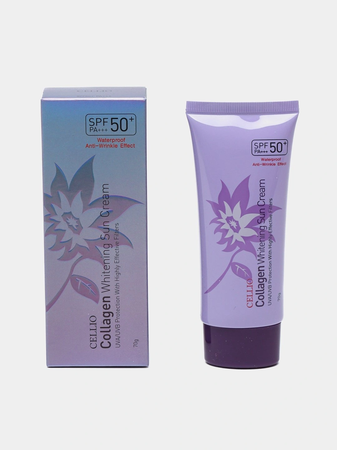 Original Cellio SPF 50+ PA+++ Quyoshdan himoya kremi, 70g