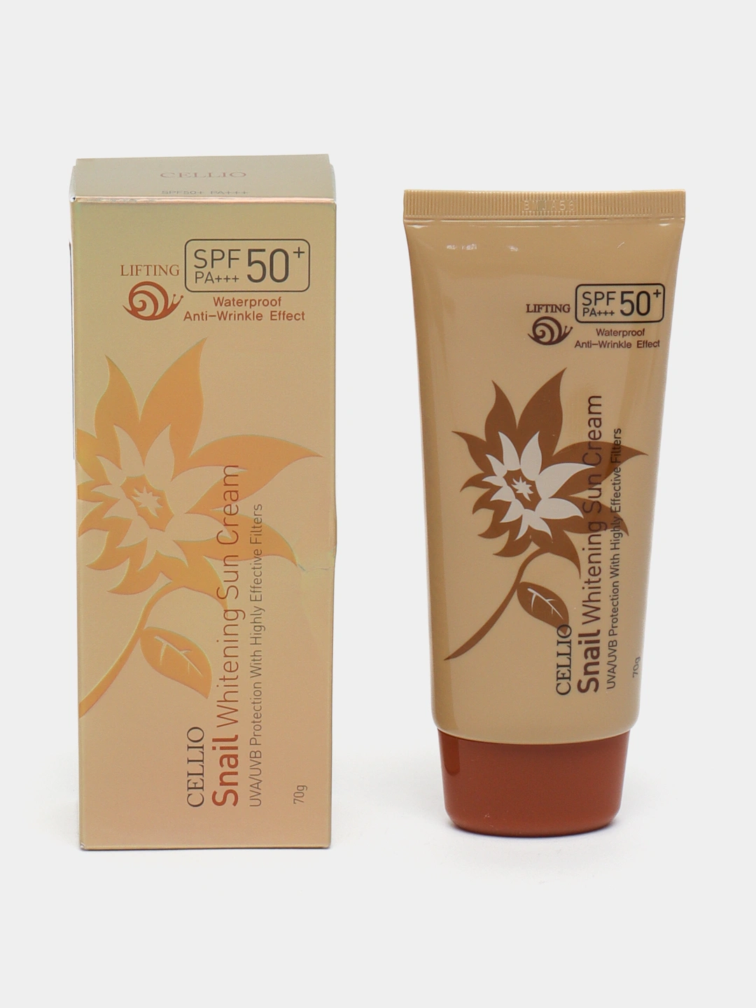 Original Cellio SPF 50+ PA+++ Quyoshdan himoya kremi, 70g