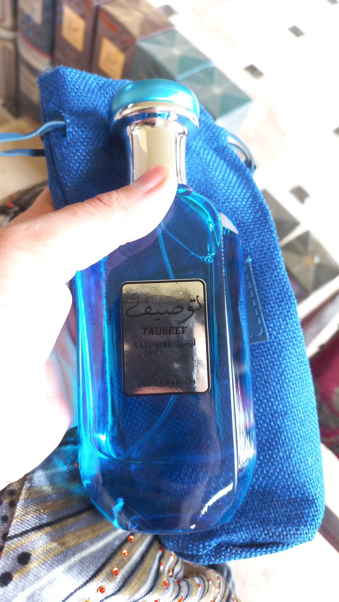 Tauseef Sapphire Erkaklar atiri, 100 ml