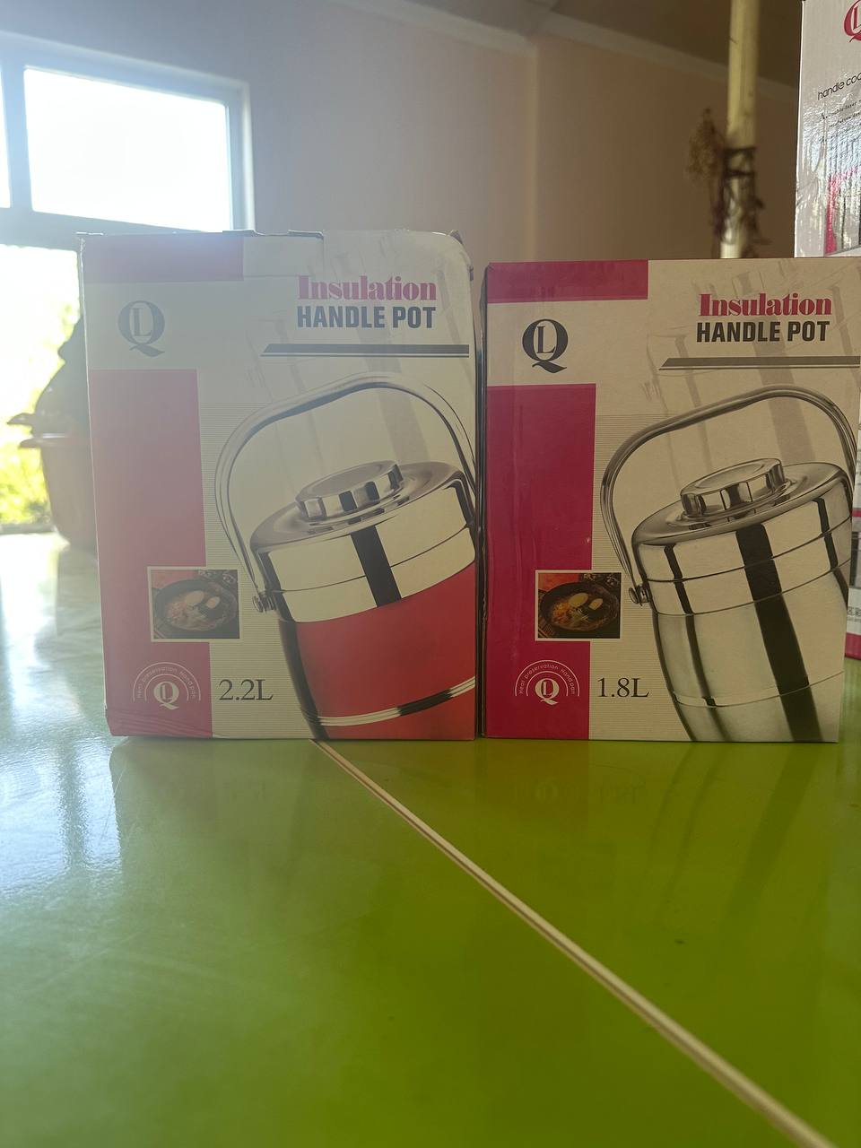 Q Insulation Handle Pot Termos-idish