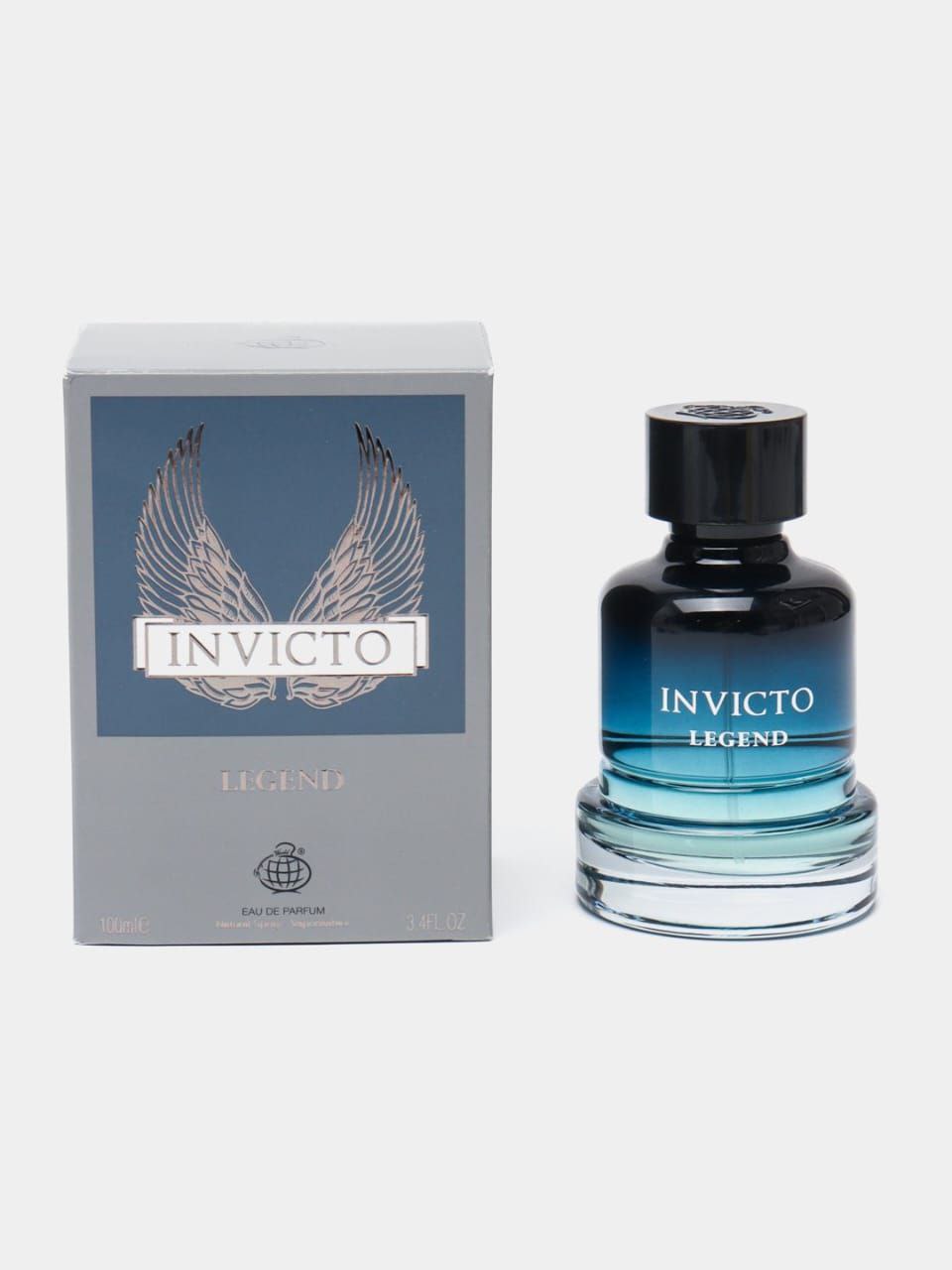 Fragrance World Invicto Legend erkaklar atiri, 100 ml - Kulrang