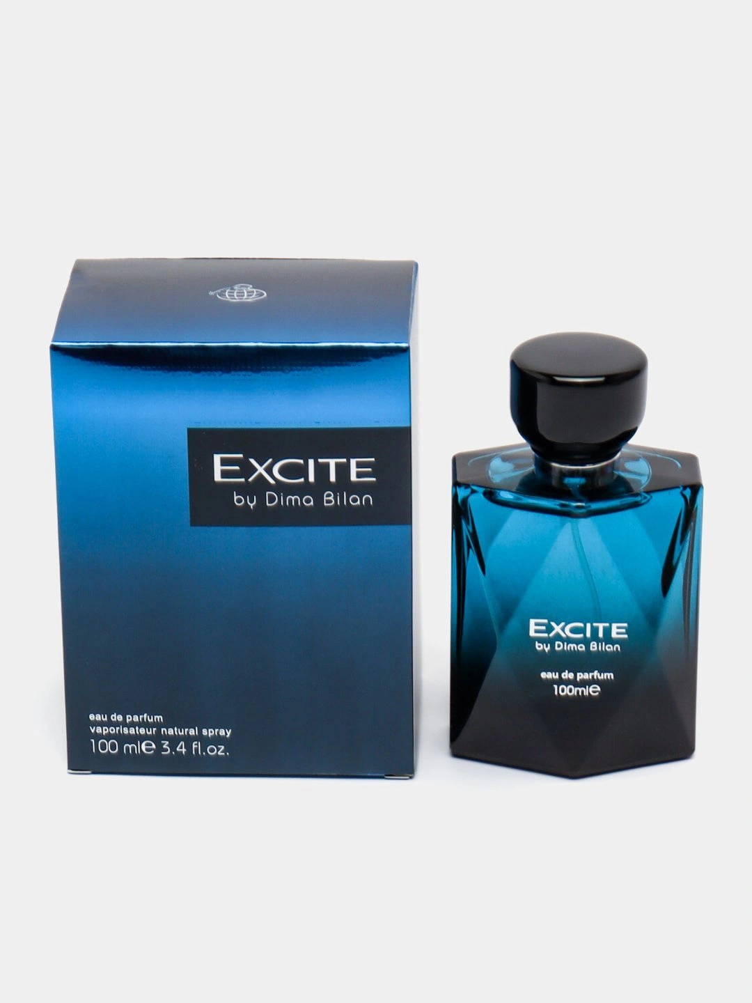 Fragrance World Excite by Dima Bilan erkaklar atiri, 100 ml - Ko'k