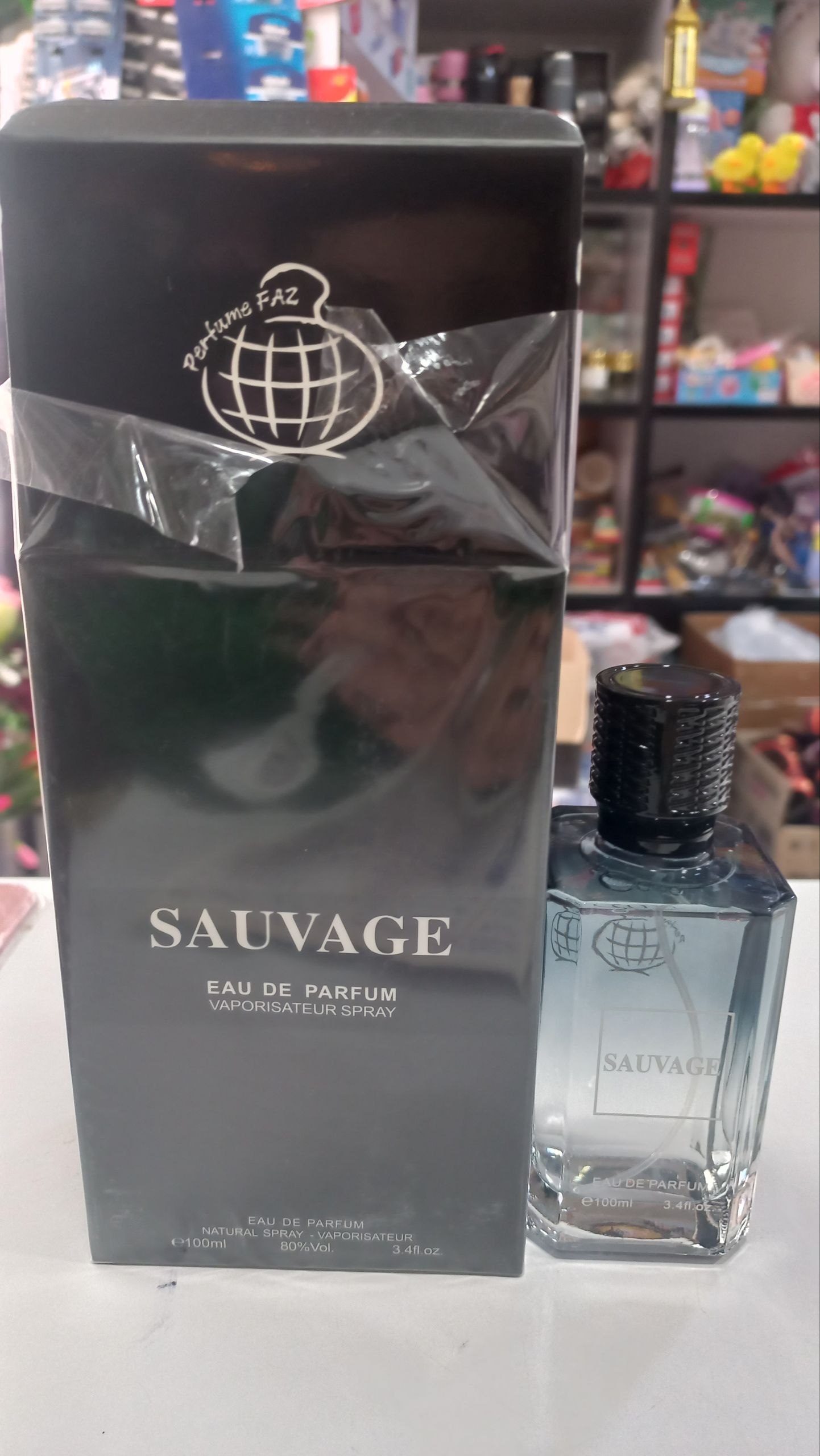Perfume FAZ Sauvage Eau de Parfum erkaklar atiri, 100 ml - Moviy